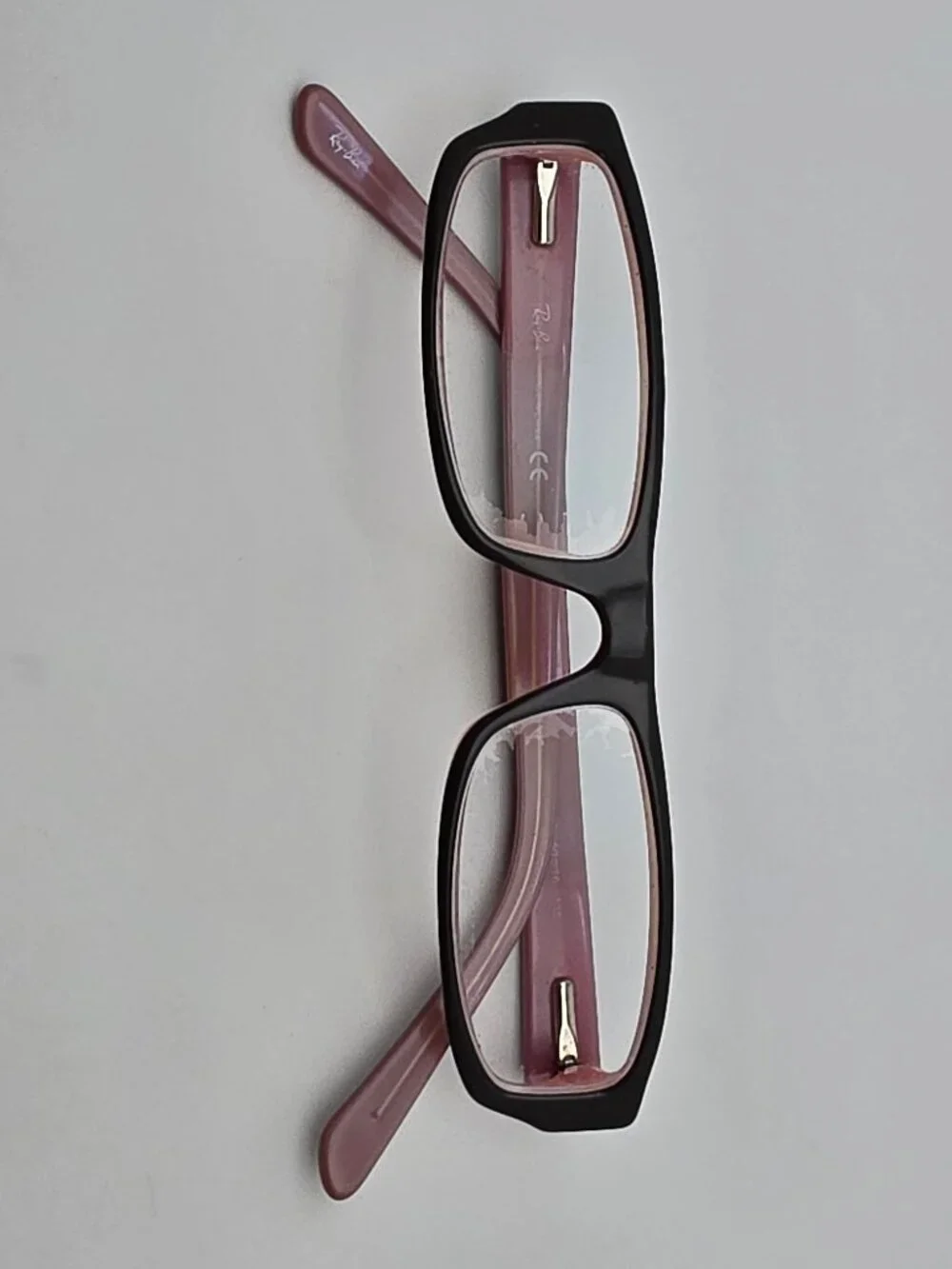 Ray-Ban RB5127 2296 Dark Grey on Pink Kids Eyeglasses Frame w Flexhinge and Case